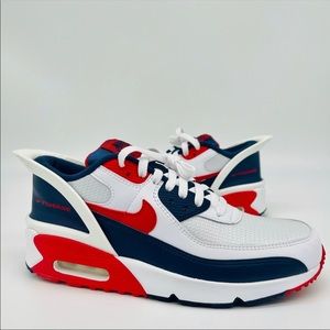 NIKE AIR MAX 90 FLYEASE White/University Blue